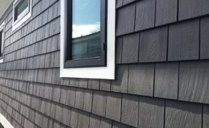 Длина винилового сайдинга с фактурой щепы составляет 102 см