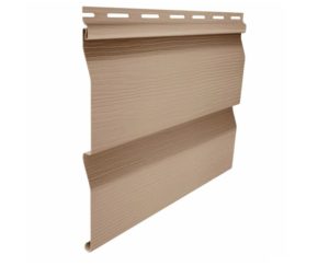 Корабельная доска: сайдинг из поливинилхлорида цвета кофе с молоком