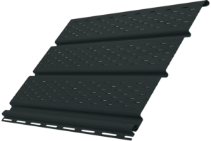 Виниловая, полностью перфорированная панель, цвет "Графит"